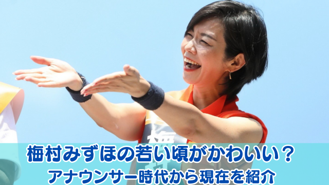 【顔画像】梅村みずほの若い頃がかわいい？アナウンサー時代から現在を紹介